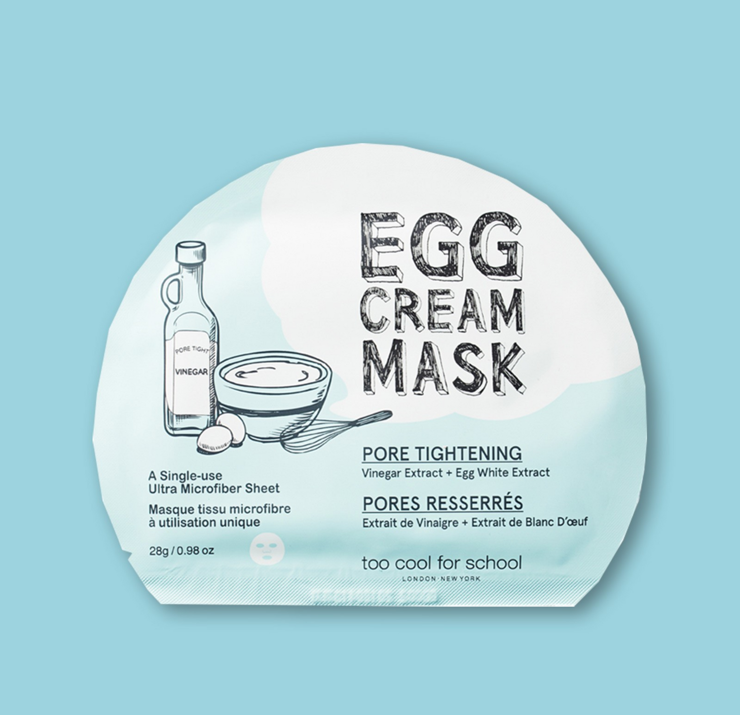 Egg Cream Mask Pore Tightening